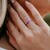 Rose de France Amethyst Silver Ring