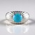 Anello in argento con Turchese Sleeping Beauty (Faszination Türkis)