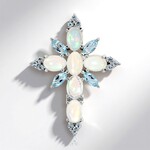 Pendentif en argent et Opale Welo