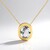 Collana in argento con Topazio Bianco (MONOSONO COLLECTION)