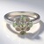 Anello in argento con Alessandrite Occhio di Gatto