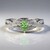 Anello in argento con Tsavorite della Tanzania