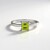 Anello in argento con Peridoto Arizona