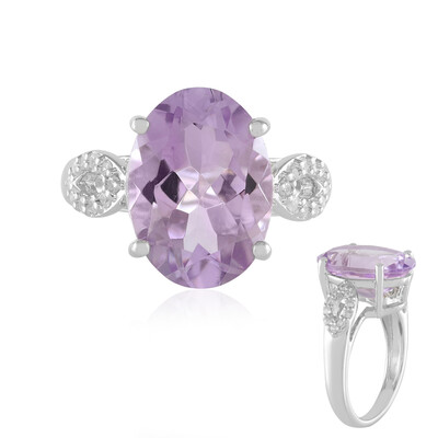 Lavendel-Amethyst-Silberring