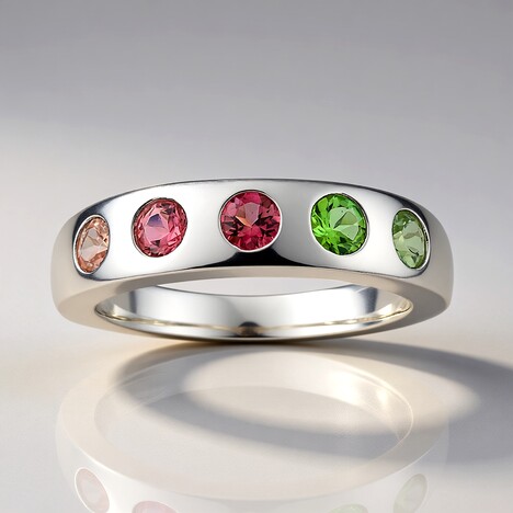 Anello in argento con Tormalina (Pallanova)
