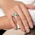 Anillo en plata con Turquesa bella durmiente