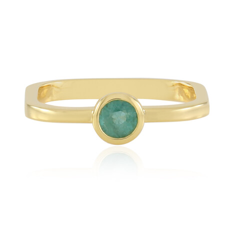 Anillo en plata con Esmeralda de Colombia (de Melo Essence)