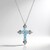 Collana in argento con Topazio Blu Cielo