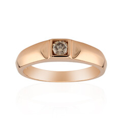 Anello in oro con Diamante Rose de France SI1 di Argyle