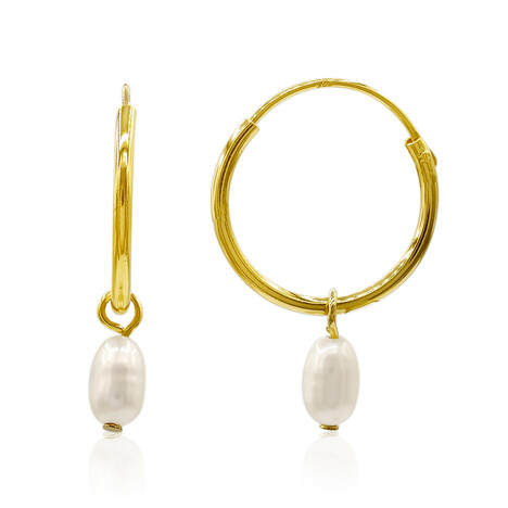 Süßwasserzuchtperlen-Silberohrringe