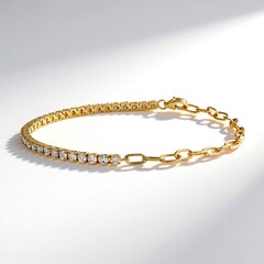 Bracciale in oro con Diamante SI1 (H) (CIRARI)
