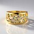 Anello in oro con Zaffiro Bianco (Adela Gold)