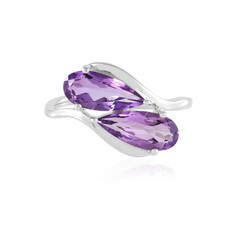 Uruguay-Amethyst-Silberring (de Melo)