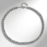 Collana in argento con Ematite Argentata