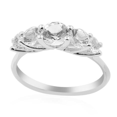 Anello in argento con Danburite