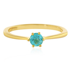 Bague en argent et Apatite bleue