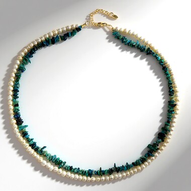 Collar en plata con Crisocola