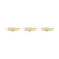 Bague en or et Diamant champagne I2 (de Melo)