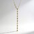 Collana in oro con Diamante blu cielo VS1