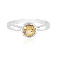 Anello in argento con Berillo Giallo