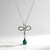 Collana in argento con Mosaico turchese