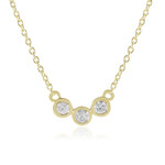 Collana in argento con Diamante I2 (H)