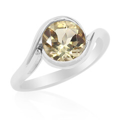 Goldener Labradorit-Silberring