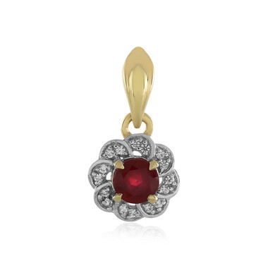 Colgante en oro con Rubí (Adela Gold)