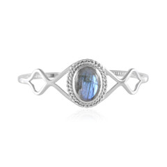 Brazalete en plata con Labradorita