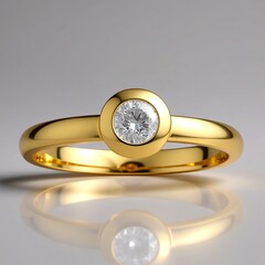 Anello in oro con Diamante SI1 (G)