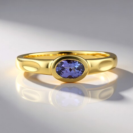 Bague en argent et Tanzanite