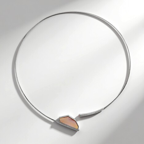 Collana in argento con Madreperla (TPC)