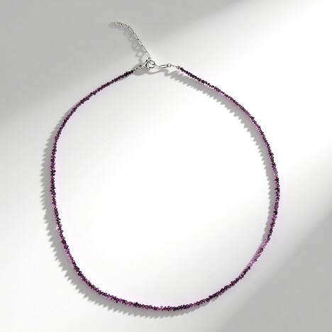 Collana in argento con Diamante Porpora (CUSTODANA)