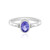Tanzanite Silver Ring