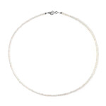 Collar en plata con Topacio blanco