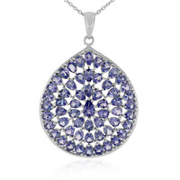 Collier en argent et Tanzanite
