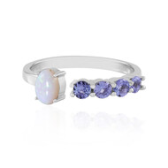 Bague en argent et Opale d'Australie
