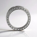 Ciondolo in argento con Diamante SI1 (G) (Annette)