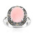 Pinkfarbener Opal-Silberring (Annette classic)