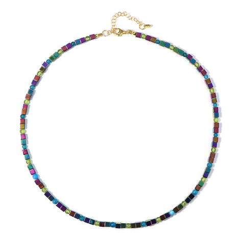 Collar en plata con Hematita mística