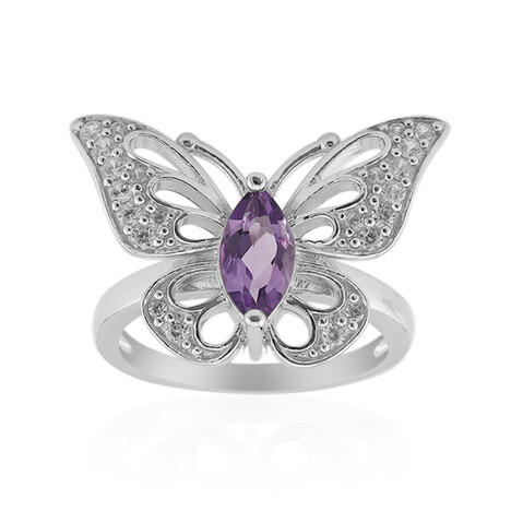 Amethyst-Silberring