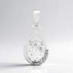Ciondolo in argento con Zircone