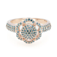 Fancy-Diamant-Silberring