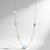 Collana in argento con Ametista Verde