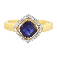 Madagascar Blue Sapphire Silver Ring
