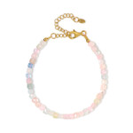 Zilveren armband met Braziliaanse Morganieten