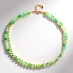 Collana in argento con Crisoprasio (Riya)