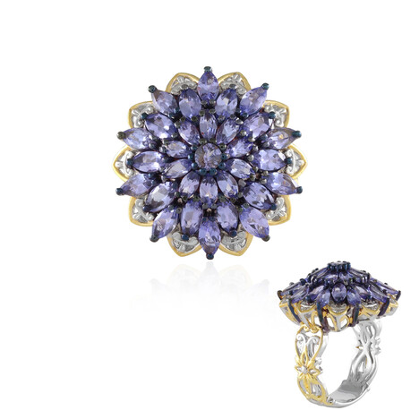 Anello in argento con Tanzanite (Gems en Vogue)
