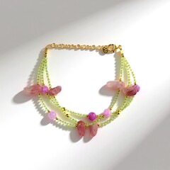 Bracciale in argento con Rubino Mozambico
