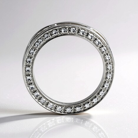 Ciondolo in argento con Diamante SI1 (G) (Annette)